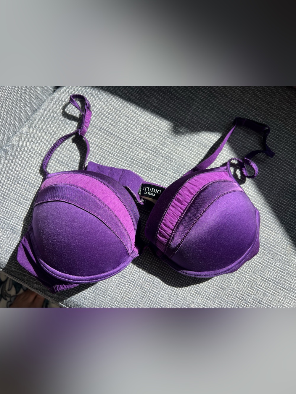 La Perla Studio Purple Padded Underwire Bra - Size 34C- Women's Intimates